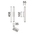 Kinkiet 906D-L31H1B-37 Novolux Tania
