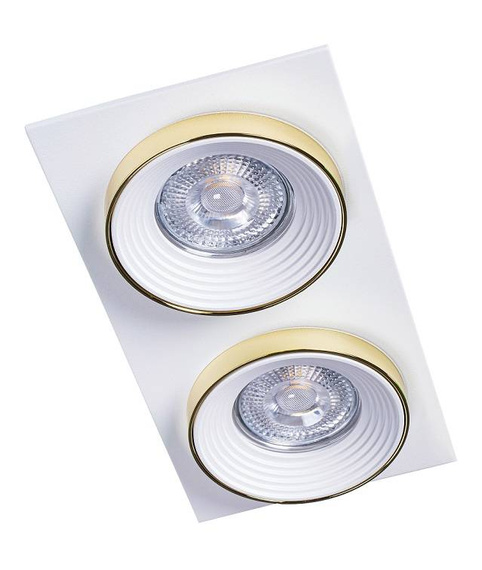 Oprawa wpuszczana w sufit Berella Light Suso 2 WH/GD BL5355
