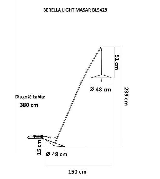 Nowoczesna Lampa Podłogowa Berella Light Masar BL5429