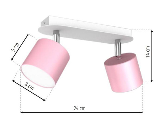 Milagro Dixie MLP7595 Lampa sufitowa
