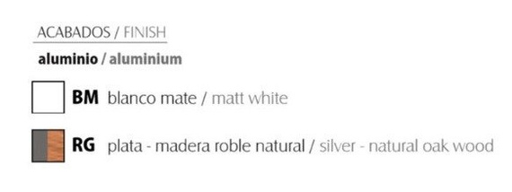 Zwis 50 x 100 cm OLE iluminacion Manolo 24840/50x100 Oak