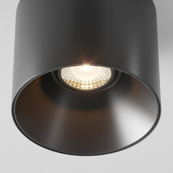 Sufitowy plafon Alfa LED czarny (C064CL-01-25W3K-RD-B) - Maytoni