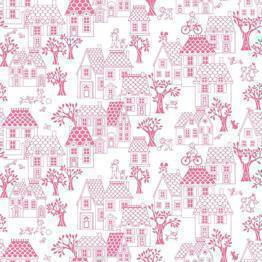 Różowa tapeta dziecięca Grandeco JACK 'N ROSE LL-05-09-2