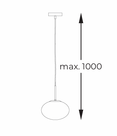 Zuma Line Lampa wisząca 1182 Omi