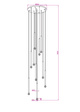 Lampa Wisząca Berella Light Aramo 10 BK Czarna BL5583