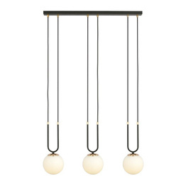 Zwis GLAM 3 BLACK/OPAL czarny (1112/3) - Emibig