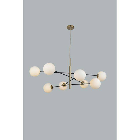 Azzardo Oviedo AZ4423 Żyrandol Czarno Złoty