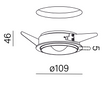 AQform Qrled Wpuszczana lampa 38061-L930-W3-00-12
