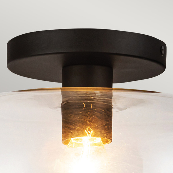 Żyrandol Elstead Lighting ALM-SYLVIA-SF-BK-CL