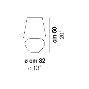 Lampka Stołowa 50 cm VISTOSI NAXOS LT 50