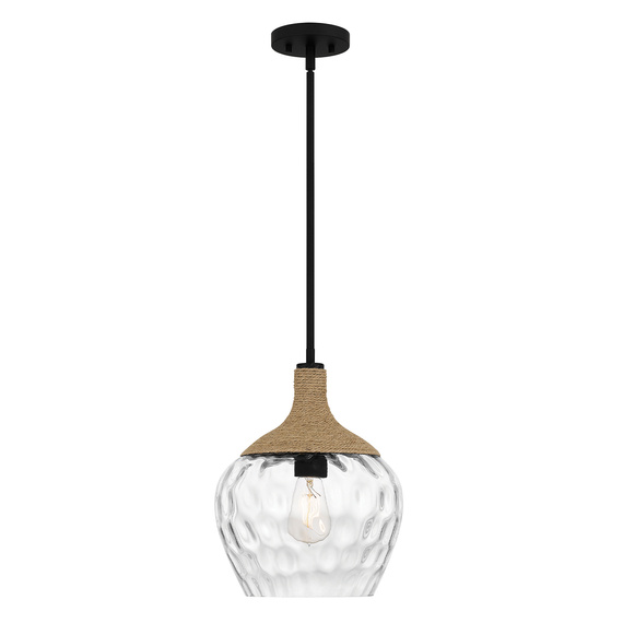 Lampa Wisząca Elstead Lighting QZ-ROYER-1P-MBK