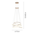 Lampa Wisząca Zuma Line Pure E-flying Rings 003902-035398