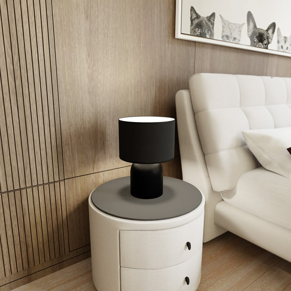 Emibig Aspen Ln1 Black/White (1322/LN1) Lampa Stołowa