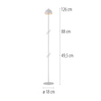 Zuma Line Bellis 003902-035432 Lampa Stojąca