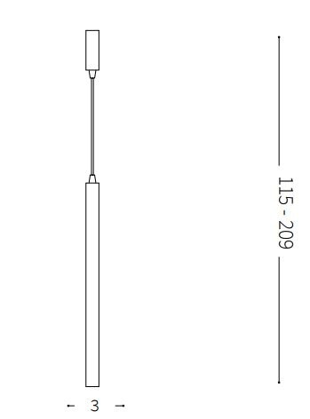 Lampa wisząca ldeal Lux Ultrathin Sp1 Big Square Bianco