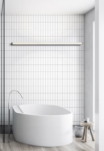 Kinkiet łazienkowy Azzardo Topaz AZ3359 czarny/zimne światło