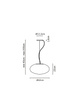 Lampa wisząca Fabbian LUMI WHITE F07 A09 01