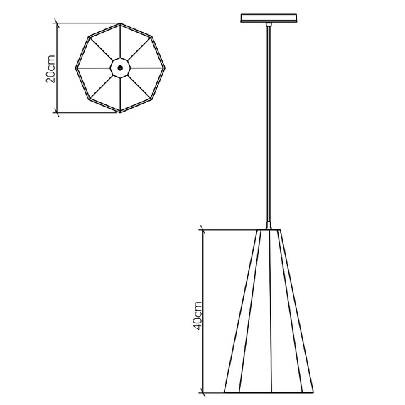 Accord Lighting Angular QN-ANGULAR-P-S-TEAK