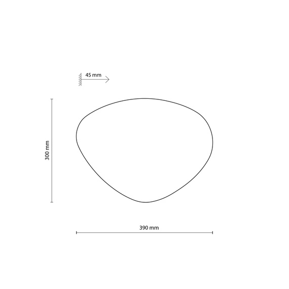 Lampa Ścienna TK Lighting Stone 10706