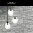 Wisząca lampa ISTAR 3 BL PREMIUM TRANSPARENT czarny (679/3PREM) - Emibig