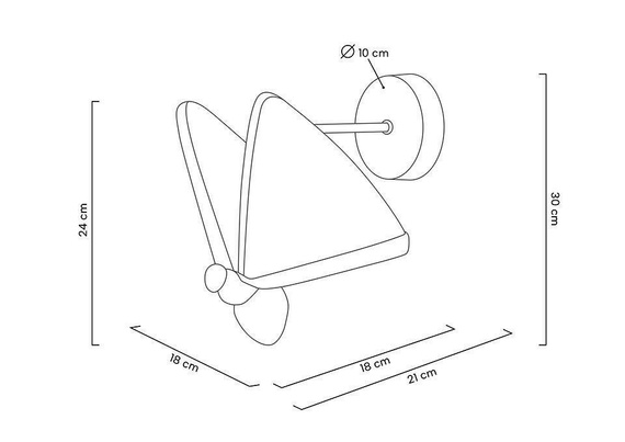 Lampa Ścienna Moosee Butterfly MSE010100324