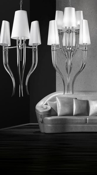 Lampa Wisząca AZZARDO Diablo 3 Big AZ1232 Biała 