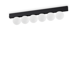 Lampa Sufitowa Ideal Lux Ping Pong Pl6 Nero 313290