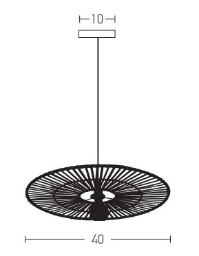 Lampa Wisząca Zambelis 19107