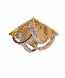 Zuma Line MX3274-4-3GT Plafon kryształowy Tula