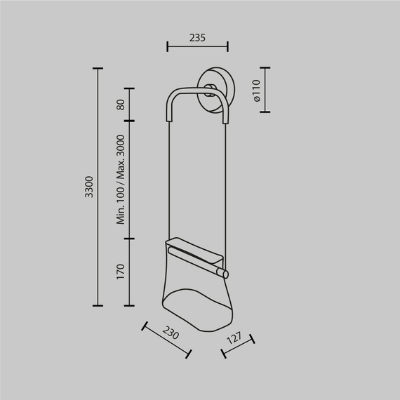 Kinkiet Maytoni Cabaret MOD170WL-L8BS3K1