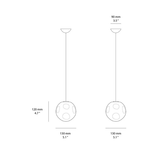 Włoski Zwis Foscarini Hoba Piccola FN3250S400-10E30