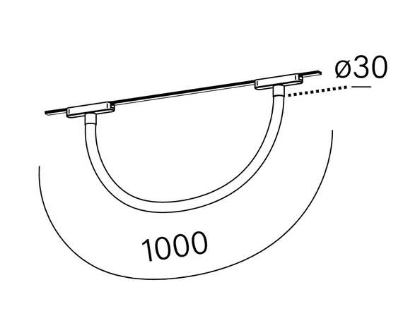 Lampa do szynoprzewodu Tube 3000K Aqform 16506-M930-D9-00-12