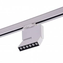 Reflektor Regulowany Azzardo Leon 5 do szyno przewodu LED AZ3490 Biały