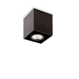 Plafon Ideal Lux Mood Pl1 D09 Square Nero 243948