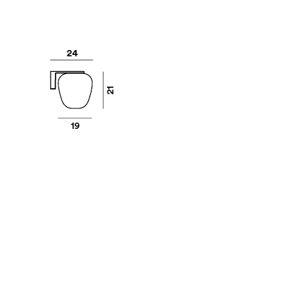 Foscarini Rituals 3 FN2440053_10 Biała Lampa ścienna