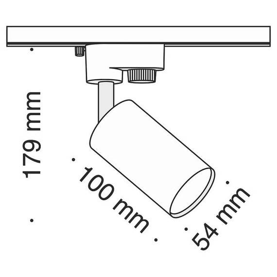 Reflektor do szyno przewodu Maytoni Track TR002-1-GU10-B Czarny
