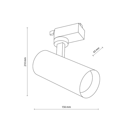 Lampa Do Szynoprzewodu TK Lighting Tracer 18178