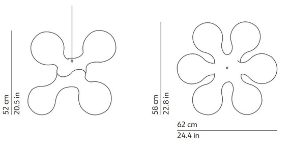 Lampa wisząca Kundalini Atomium 011892BIEU