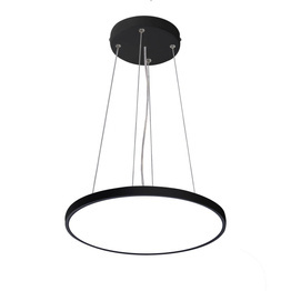 Lampa wisząca Italux PND-72836-300R-24W-BL Czarna Alata