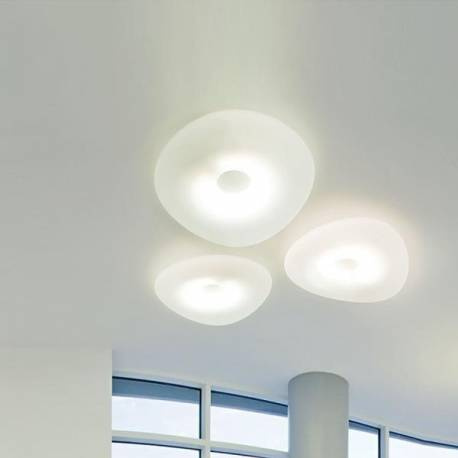 Biały Plafon Mr. Magoo Linea Light 8138