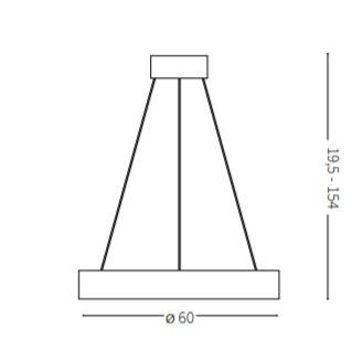 Lampa wisząca Ideal Lux Oracle SP1 D50