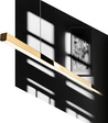 Lampa wisząca MaxLight Trio P0425D Gold Ściemiana 