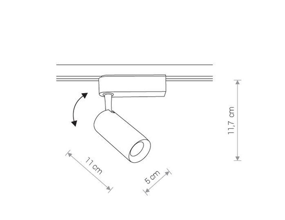 Reflektor Nowodvorski PROFILE IRIS LED 12W 3000K 9001