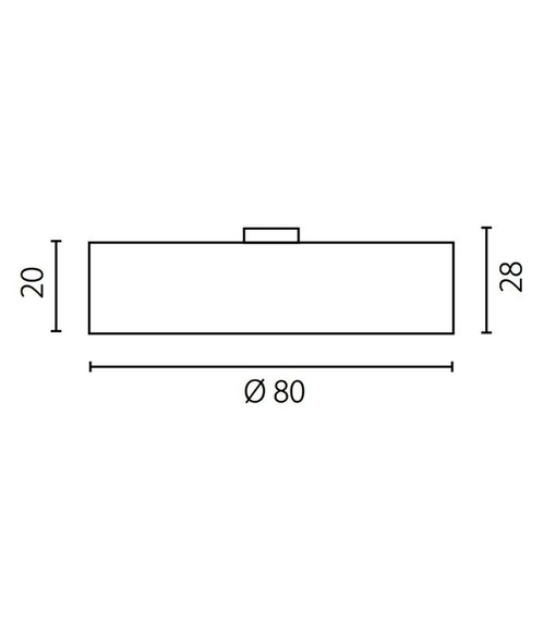 Plafon Ramko Nodo Metalix 80 cm