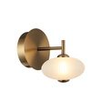 Lampa Ścienna Italux Nico Wl-8545-1-Bk-Gd