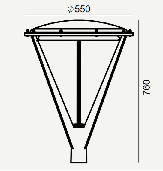 Norlys 6141GR Hammerfest Lampa stojąca zewnętrzna 