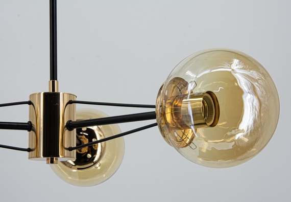 Żyrandol Elem Raul 8047/3 BL TR