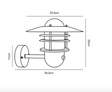 Lampa ścienna Nordlux Agger 74501031 Sensor