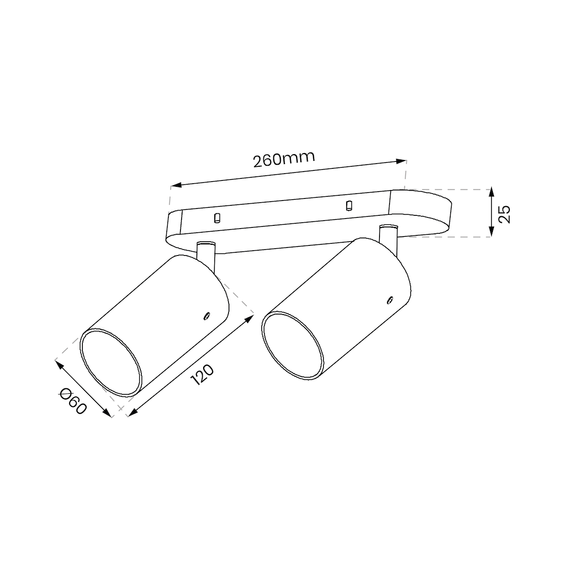 Plafon Milagro Ricky ML0691