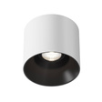 Sufitowy plafon Alfa LED biały-Czarny (C064CL-01-25W4K-RD-WB) - Maytoni